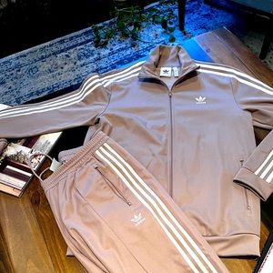 Adidas Tracksuit- Men’s Large - Vapor Gray - Rare color, great for real fans!